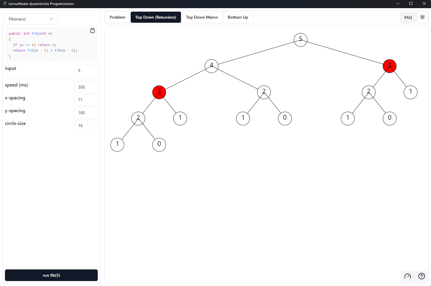 Bachelor thesis: educational software for dynamic programming - Image 1